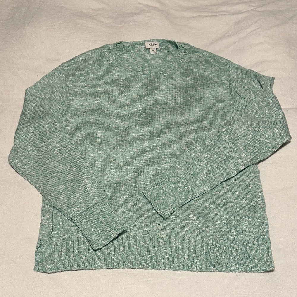 J. Crew Womans Mint Green Crewneck Sweater